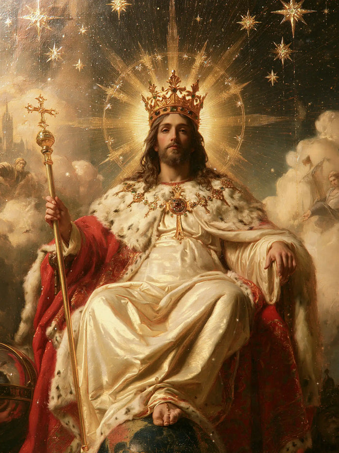 Jésus Roi — La Terre au pied du soleil stellaire