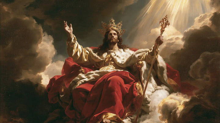 Jésus Roi — La Pourpre portée vers le ciel