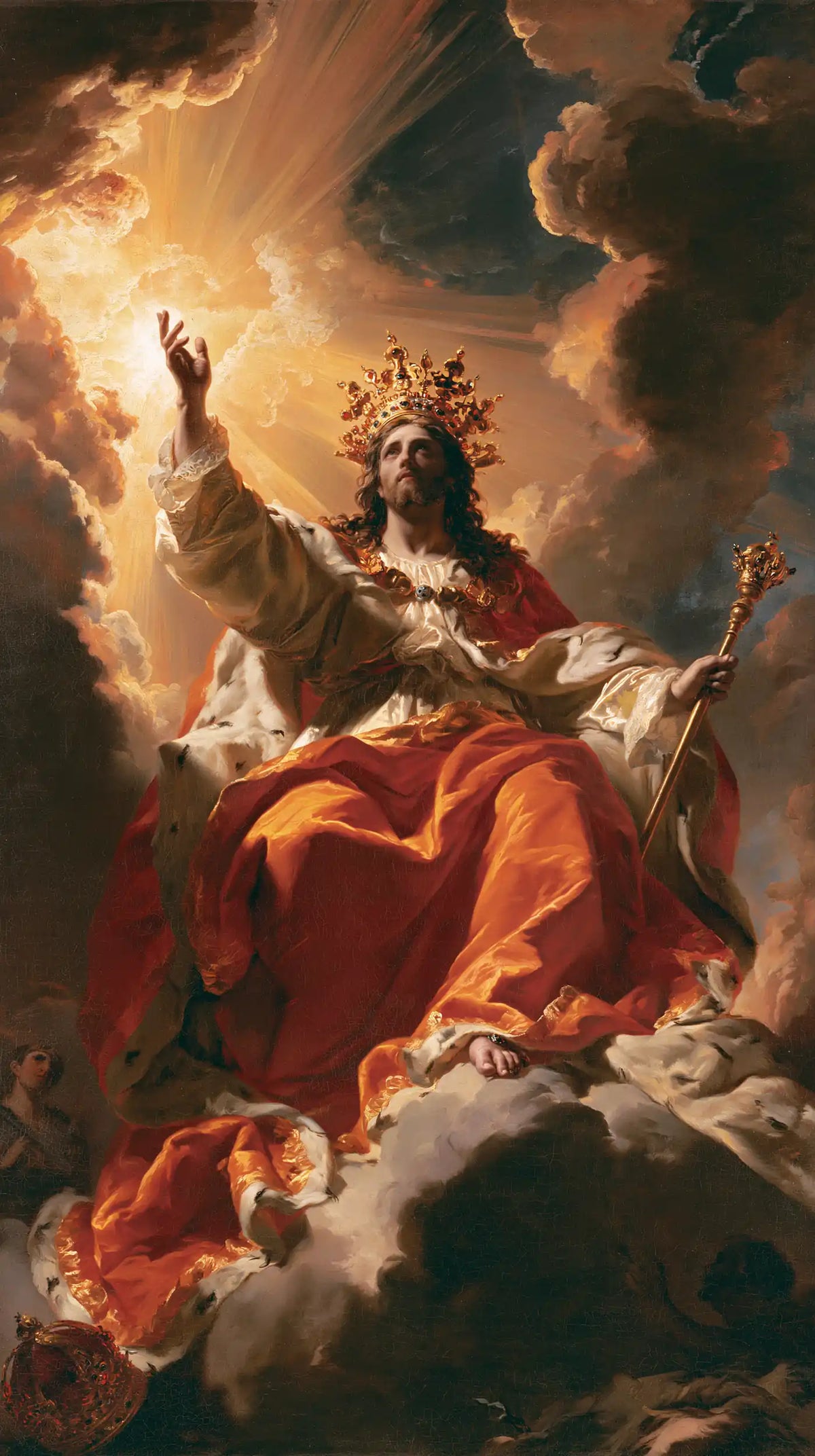 Jésus Roi — La Main vers l’éclaircie d’azur