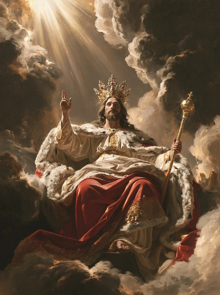 Jésus Roi — Le Sceptre face à la haute nuée