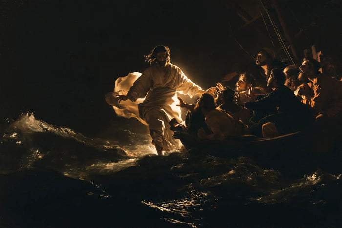 Jésus marchant sur l’eau — La Rencontre au bord de la barque