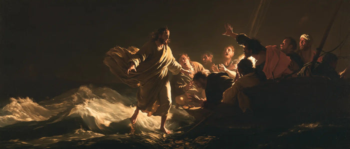 Jésus marchant sur l’eau — Le Vent dans les plis de la confiance