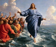 Jésus marchant sur l’eau — L’Azur déployé devant les témoins