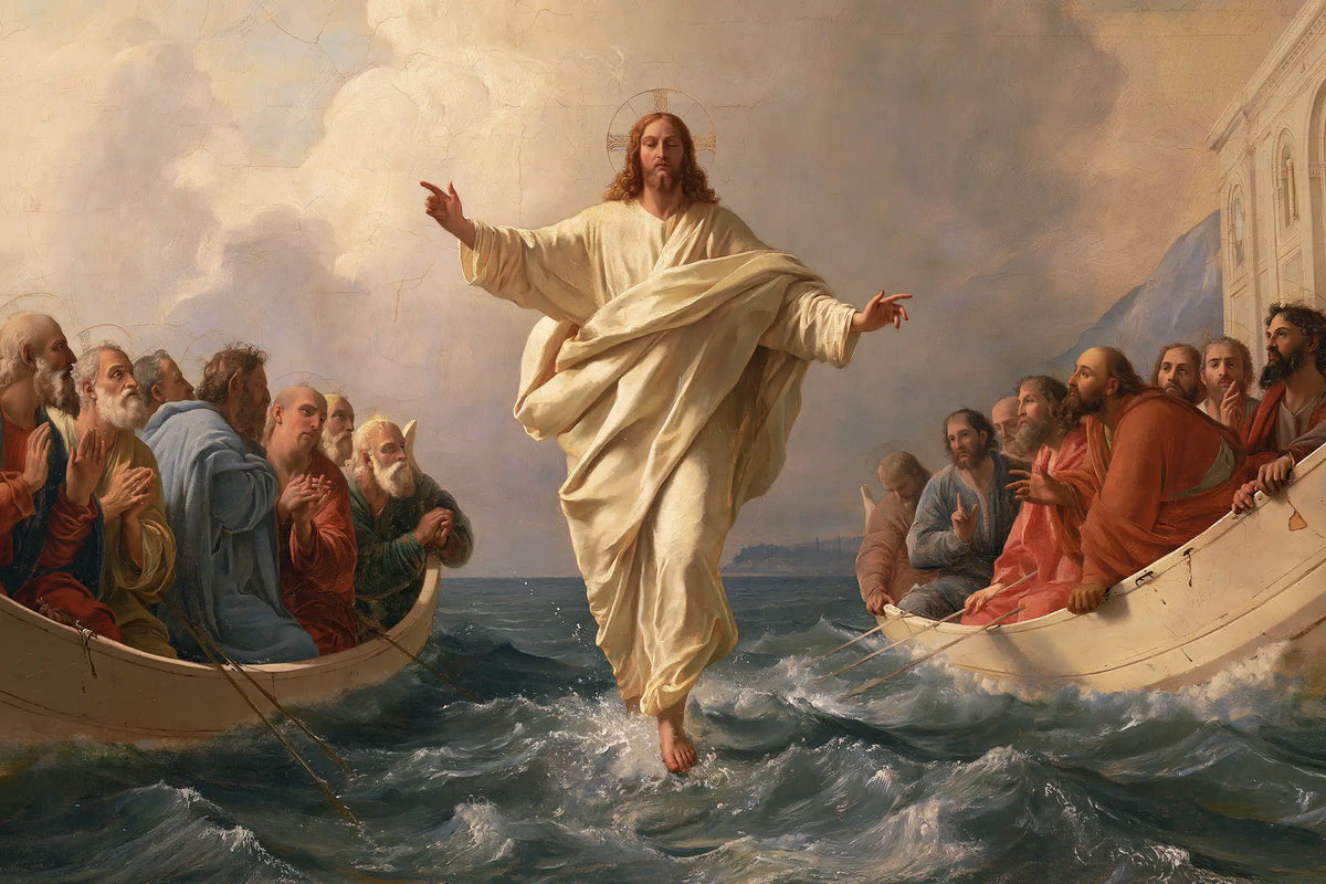 Jésus marchant sur l’eau — Le Lin entre les deux assemblées