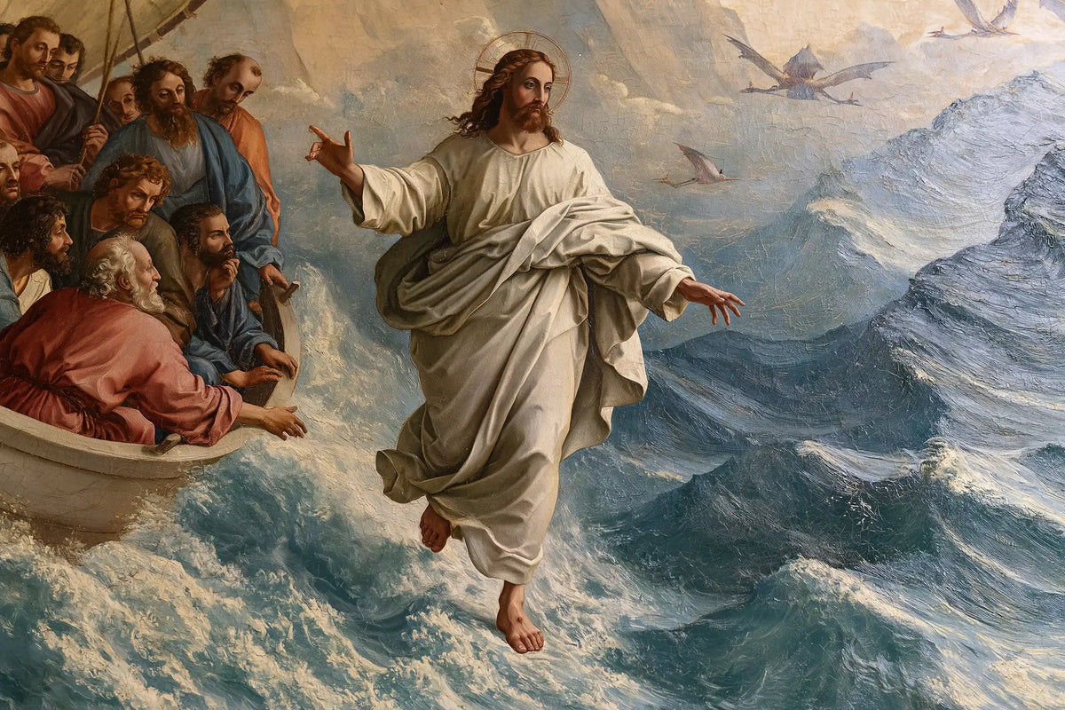 Jésus marchant sur l’eau — Le Lin dans le vol des oiseaux