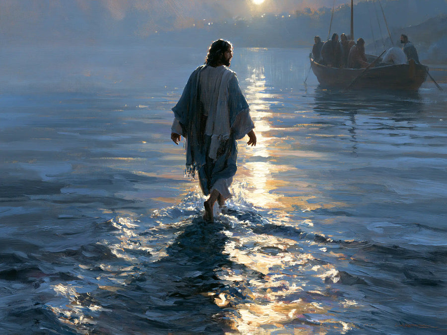 Jesus Walking on Water - Impressionist · Landscape n° 6