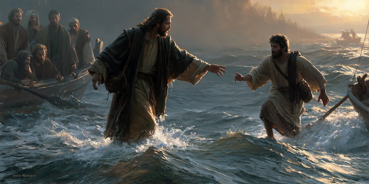Jésus marchant sur l’eau — L’Appel entre deux pas sur l’eau