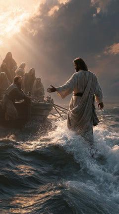 Jésus marchant sur l’eau — Le Retour du geste vers les voix sombres