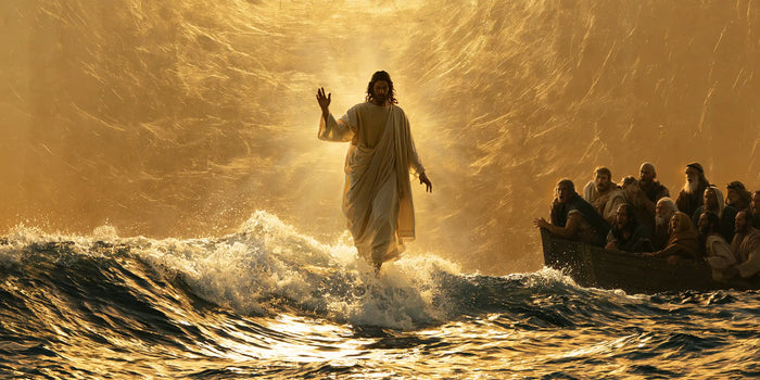 Jésus marchant sur l’eau — La Crête claire sous la présence d’ombre