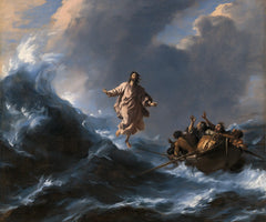 Jésus marchant sur l’eau — La Traversée sous les nuées pâles