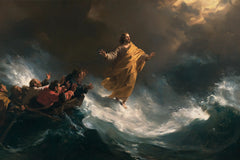 Jésus marchant sur l’eau — L’Ocre dans le creux de la tempête