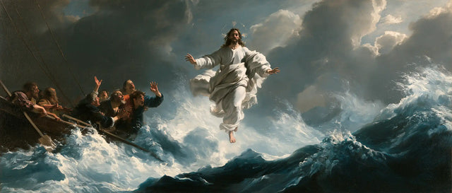 Jésus marchant sur l’eau — Le Passage entre les crêtes