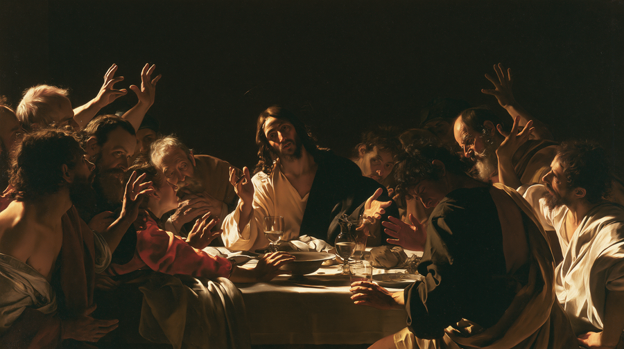La Cène — Caravage — ténébrisme n° 5