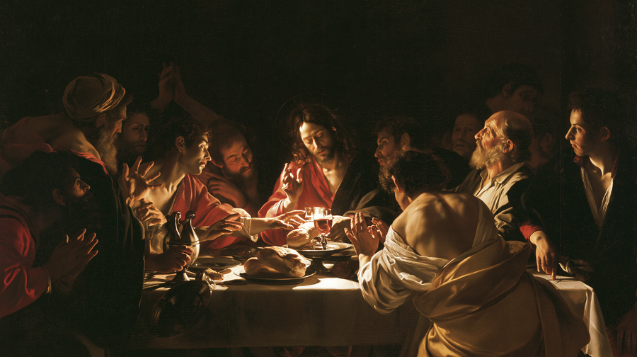 La Cène — Caravage — ténébrisme n° 10
