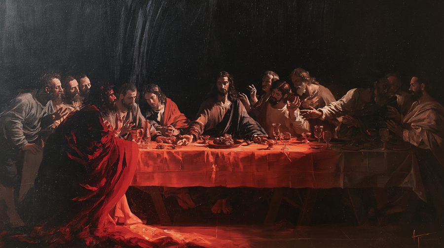 La Cène — Rouge du sacrifice n° 2