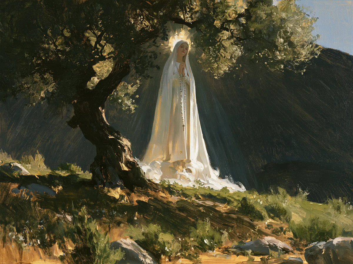 Our Lady of Fatima – Expressionist · Landscape no. 4