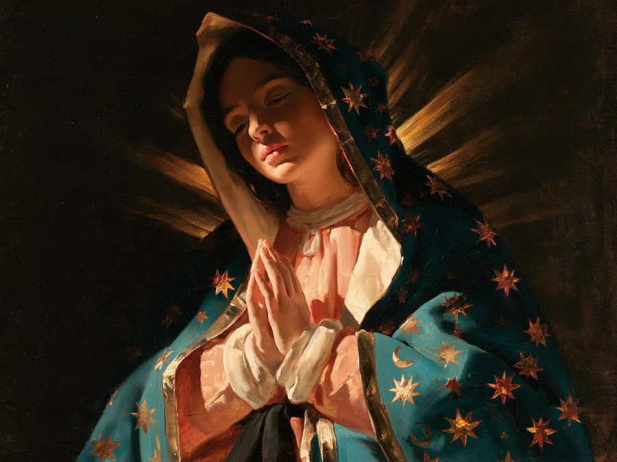 Our Lady of Guadalupe – Caravaggio Tenebrism · Landscape no. 11