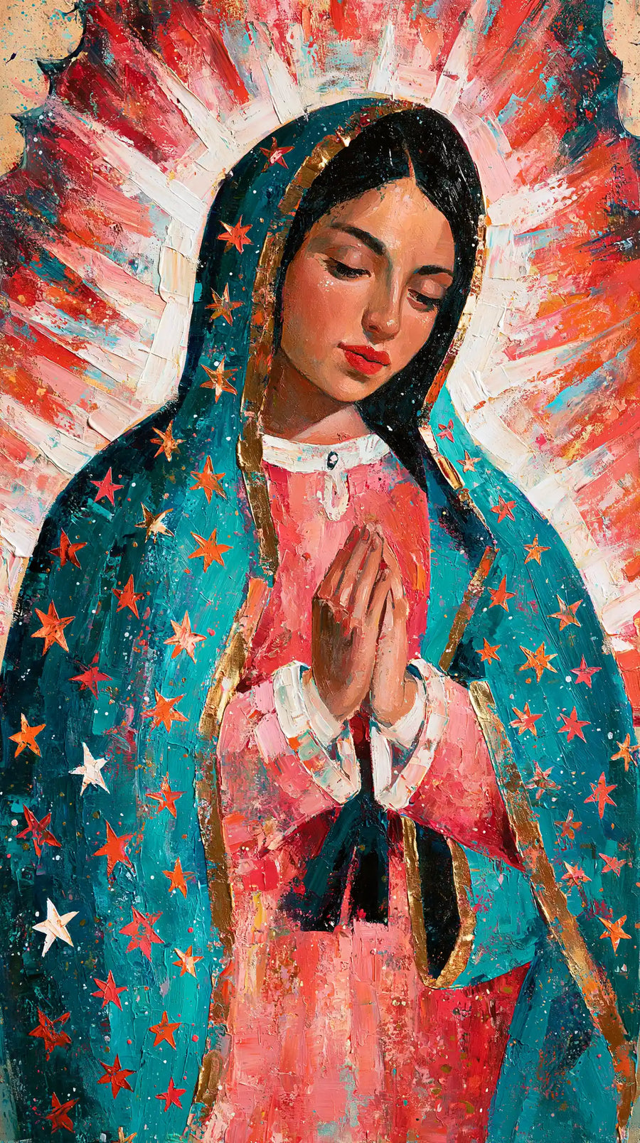 Our Lady of Guadalupe – Expressionist · Portrait no. 6