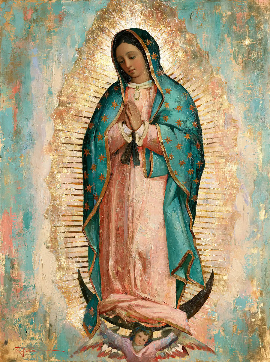 Our Lady of Guadalupe – Impressionist · Portrait no. 8