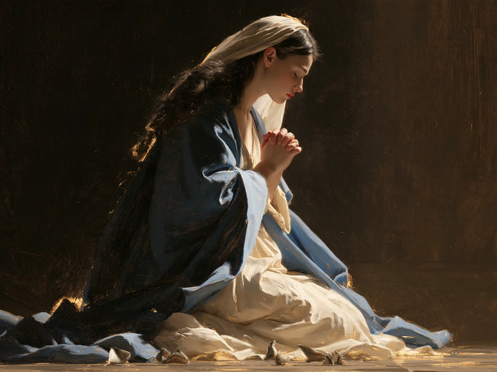 La Vierge en prière — Le Profil de la paix