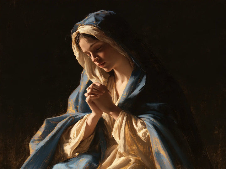 La Vierge en prière — Le Secret des mains unies