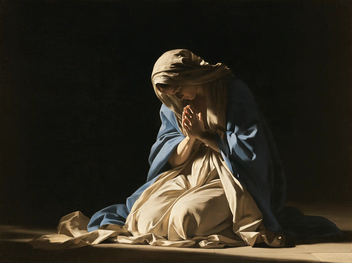 La Vierge en prière — La Prière dans un cercle d’ombre