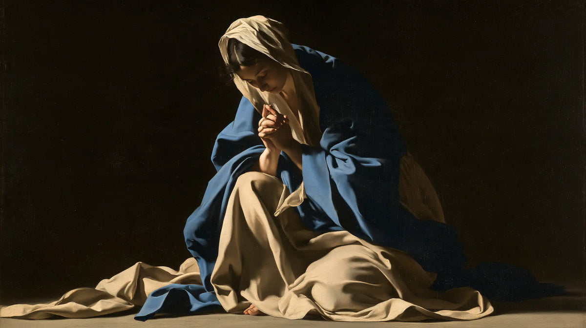 La Vierge en prière — Le Cœur penché vers la lumière