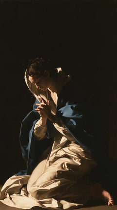 La Vierge en prière — L’Éclaircie des mains croisées