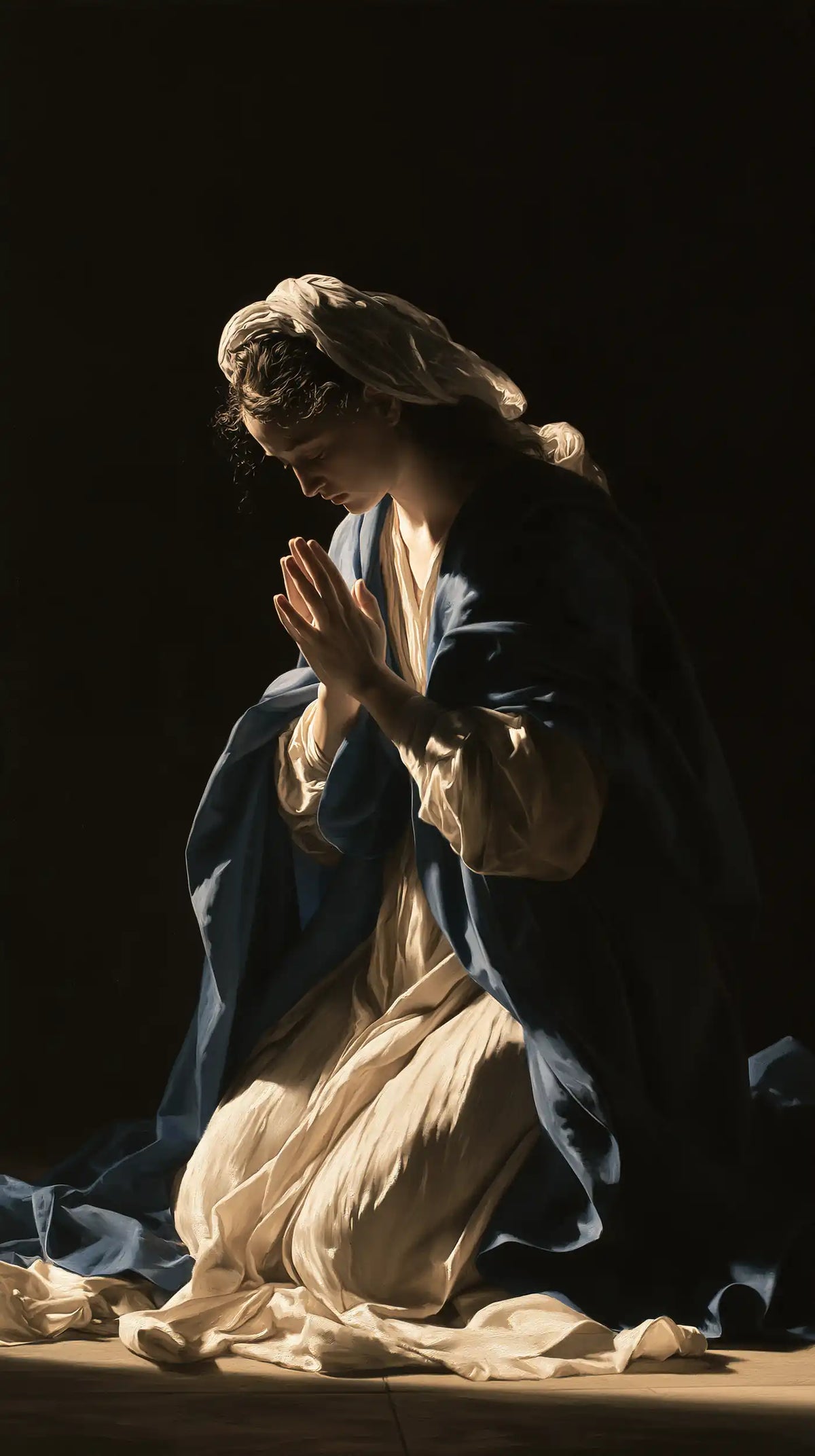 La Vierge en prière — La Prière tournée vers l’ombre