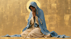 La Vierge en prière — La Prière sur l’or en damier