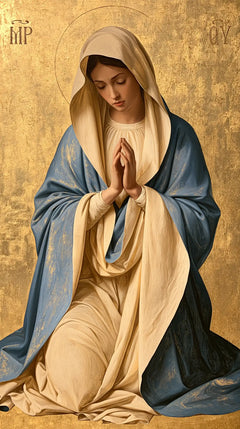 La Vierge en prière — Les Longues Manches de la paix