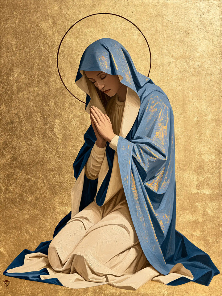 La Vierge en prière — Le Cercle et l’humble inclinaison