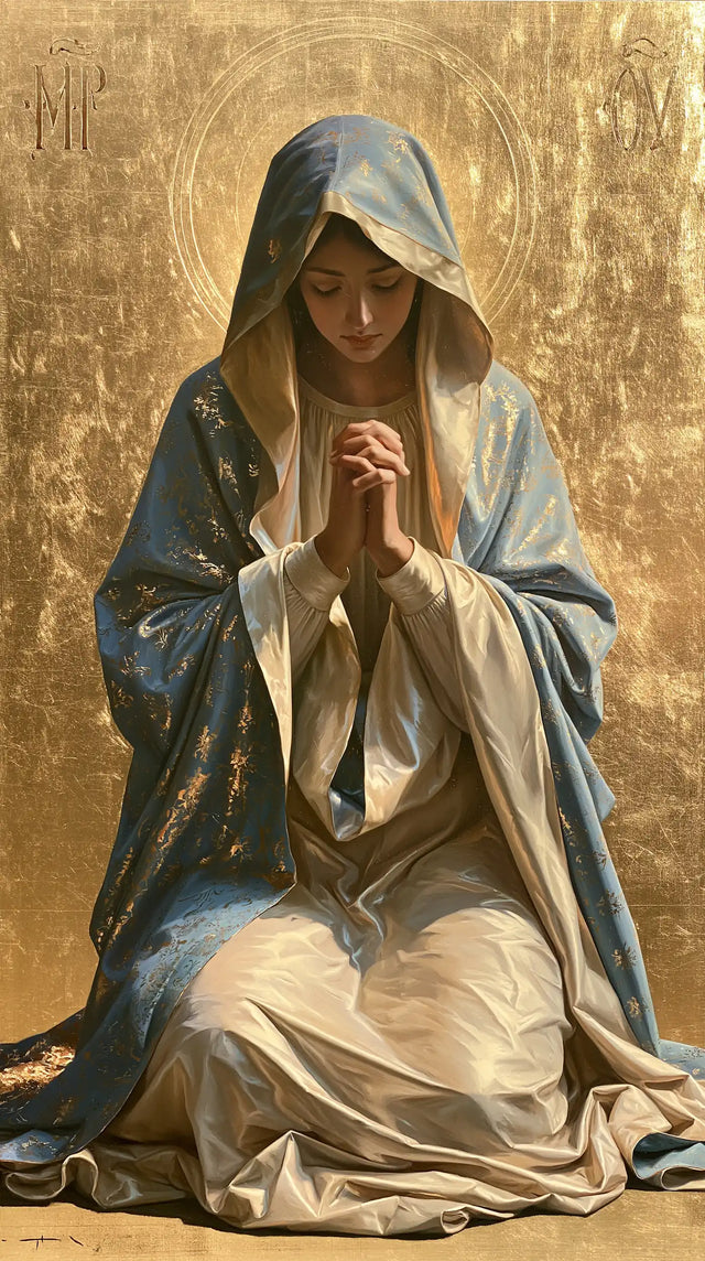 La Vierge en prière — Le Lin au pied de l’auréole