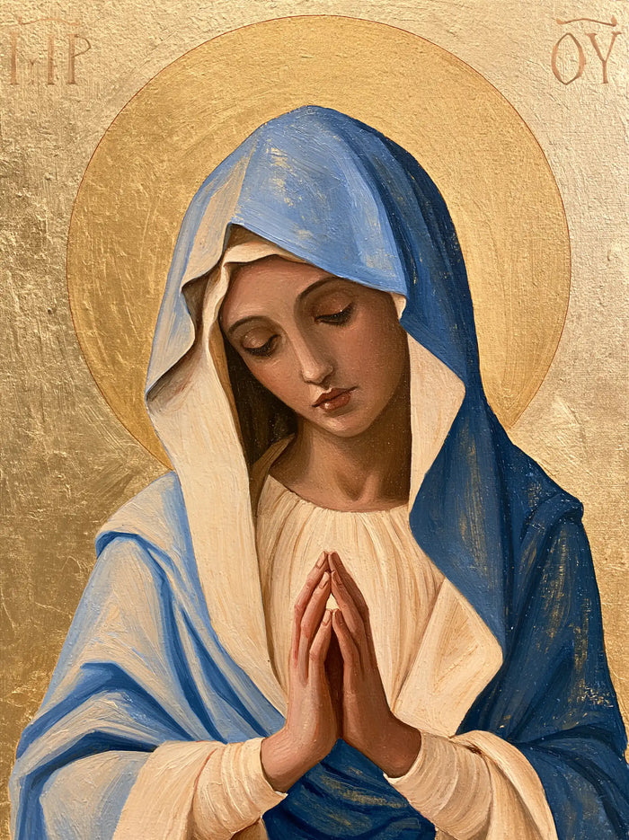 La Vierge en prière — La Douceur au cercle d’or