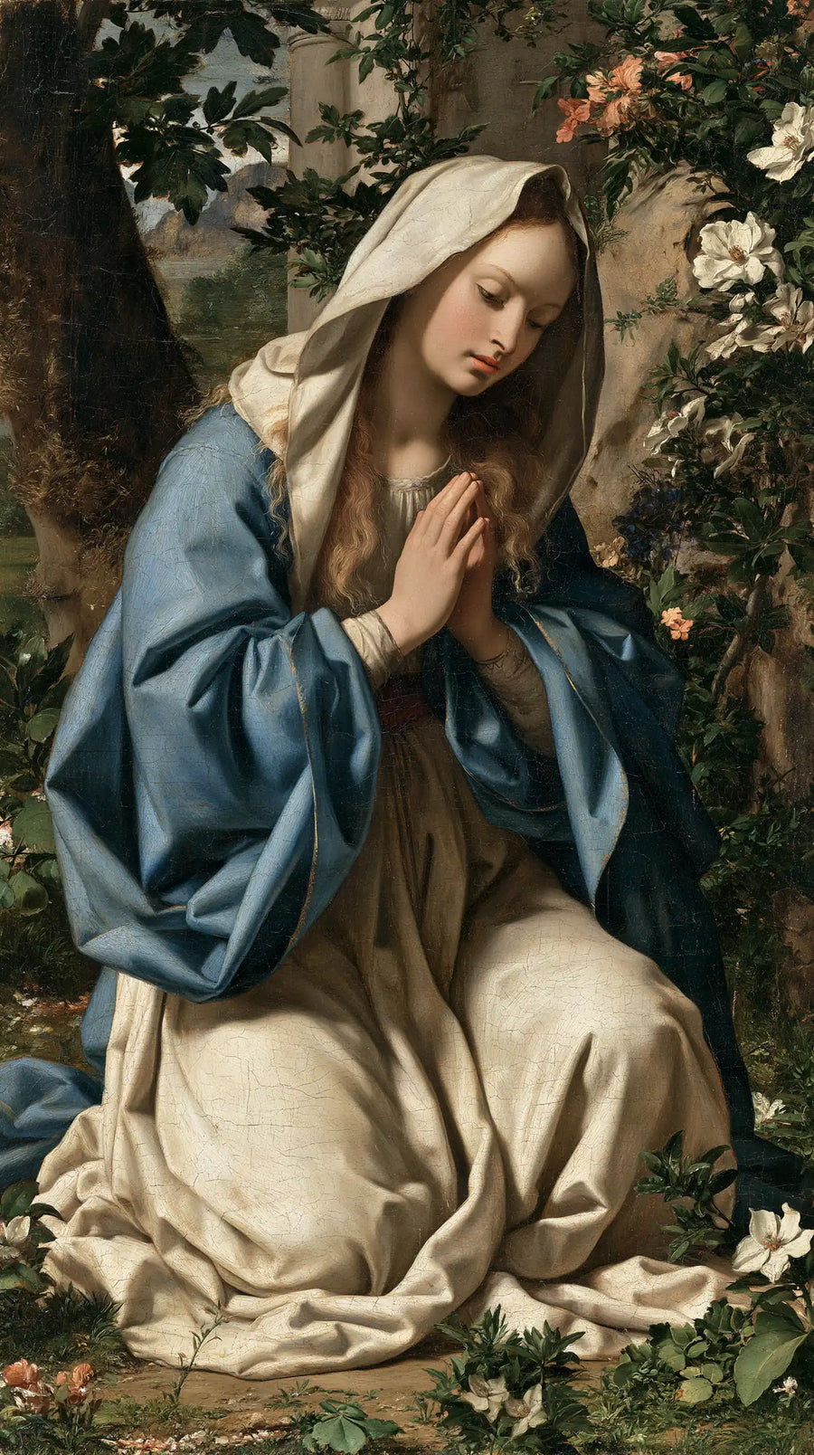 Virgin Mary in Prayer - Florentine Renaissance · Portrait n° 29