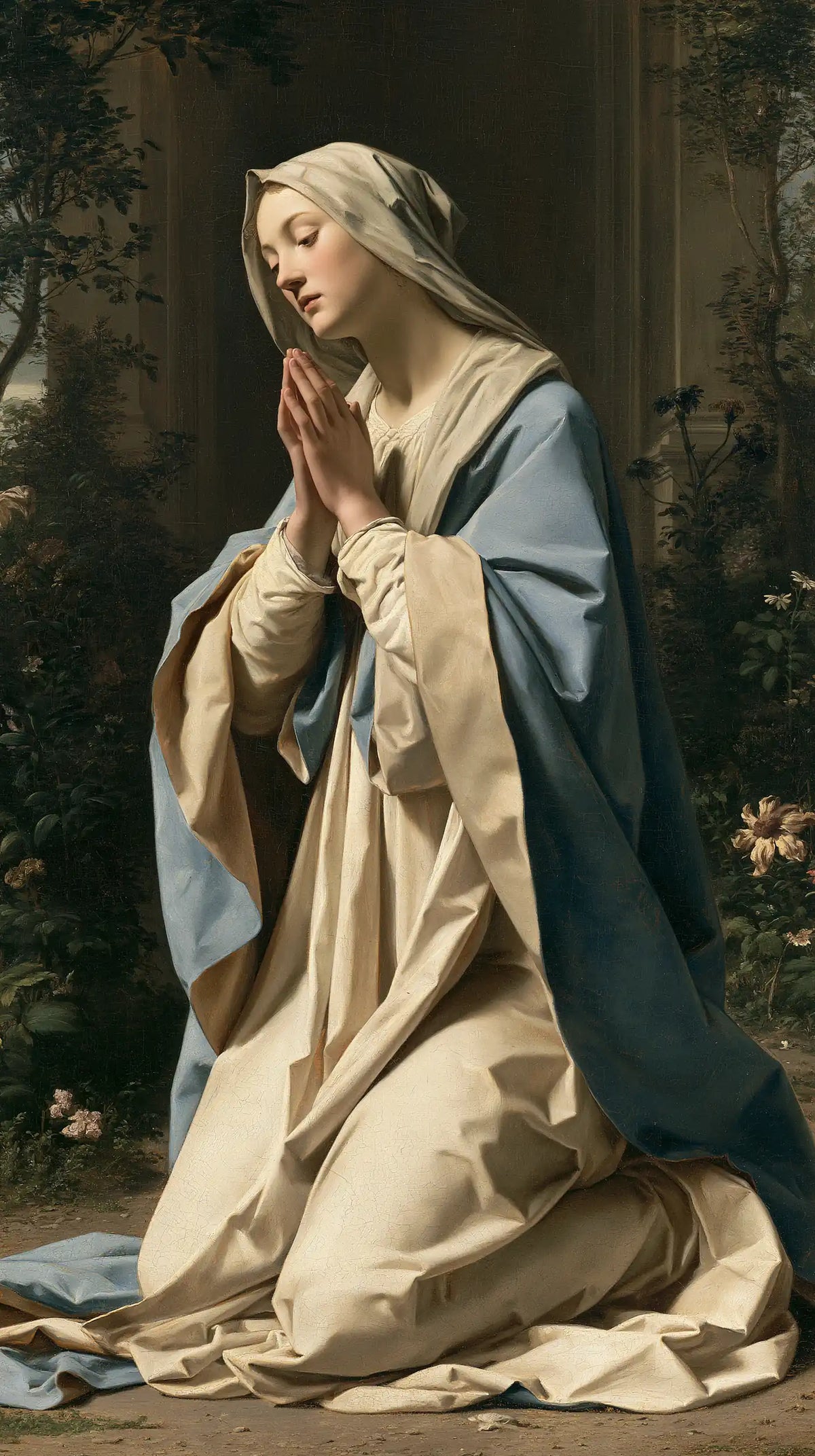 La Vierge en prière — La Prière aux longues étoffes