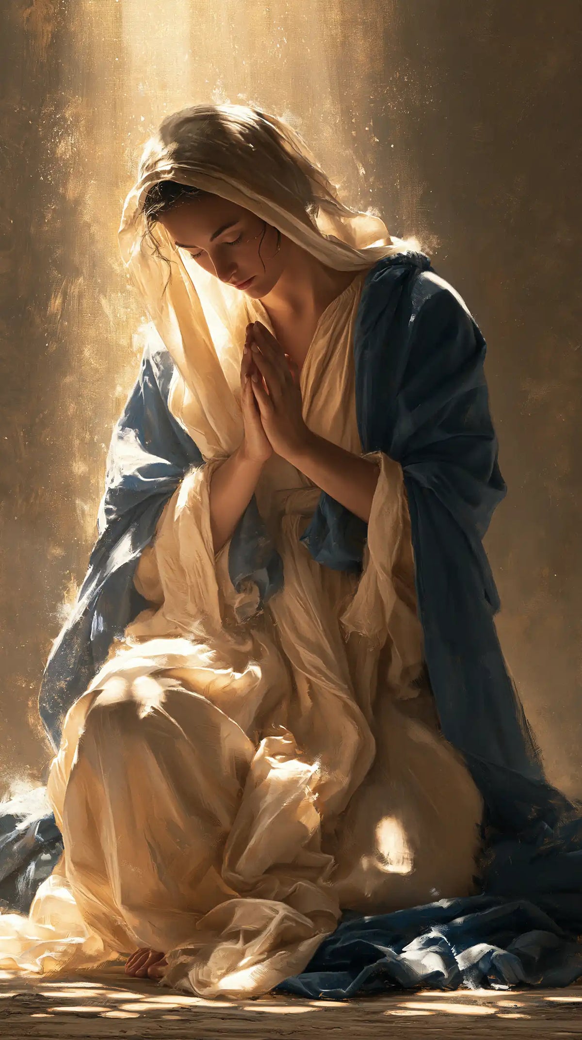 La Vierge en prière — Le Lin tacheté de soleil