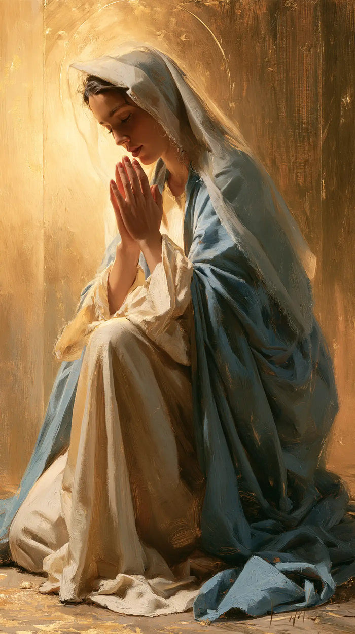 La Vierge en prière — La Prière dans le cercle de l’aube