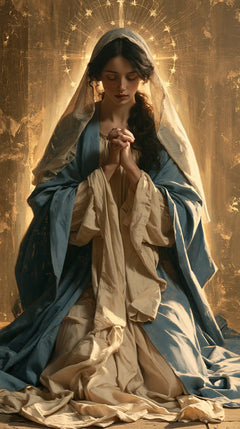 La Vierge en prière — La Prière sous les étoiles rayonnantes