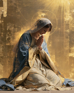La Vierge en prière — Le Recueillement sous le soleil oblique