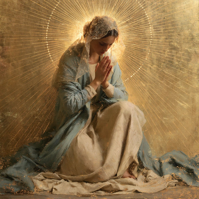 La Vierge en prière — Le Soleil aux mille fils