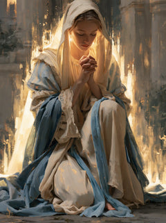 La Vierge en prière — La Prière dans les reflets du seuil