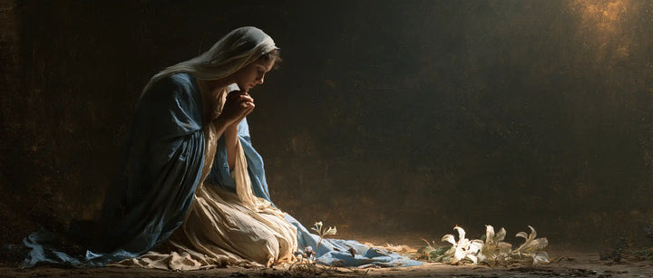 La Vierge en prière — La Petite Prière dans le grand silence