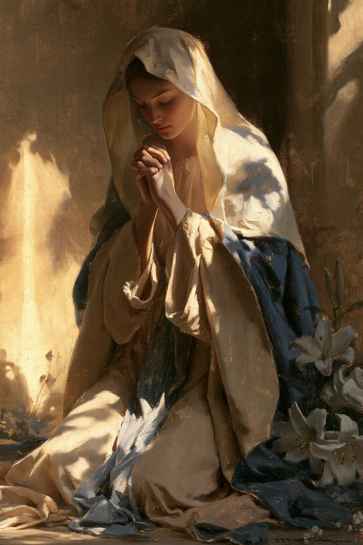 La Vierge en prière — La Prière dans les ombres du jour
