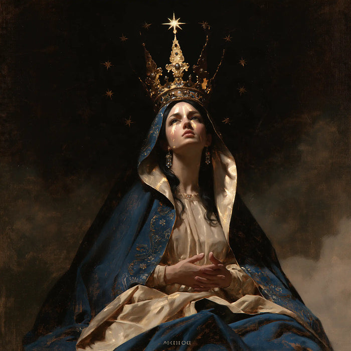 Marie, Reine du Ciel — La Grande Étoile au-dessus des mains posées