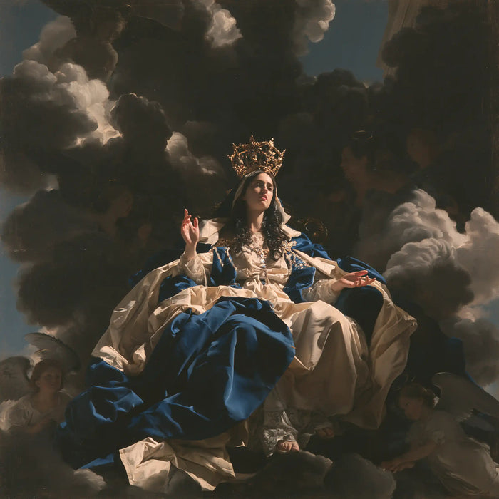 Marie, Reine du Ciel — Le Geste royal sous les nuages de cendre