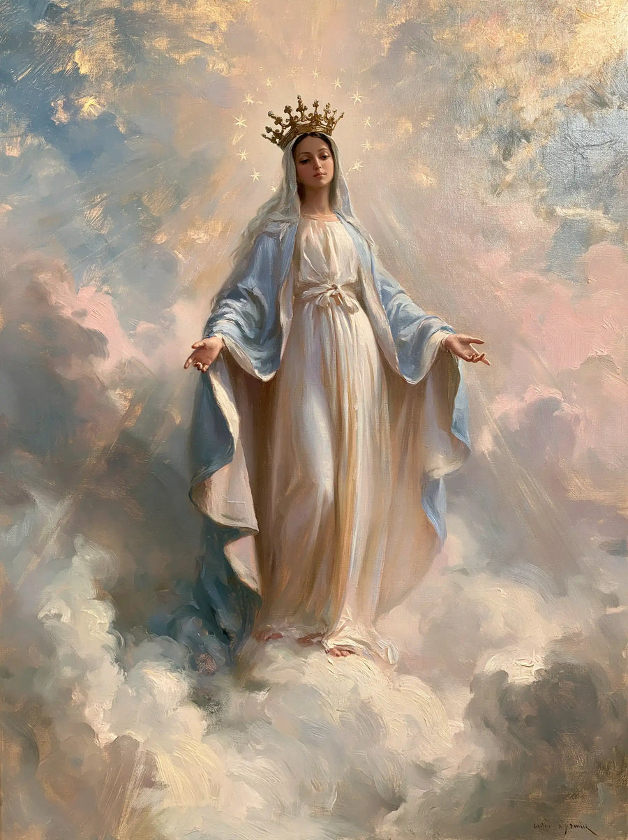 Mary Queen of Heaven - Impressionist · Portrait n° 29