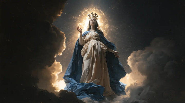 Marie, Reine du Ciel — La Main levée au seuil de la nuit