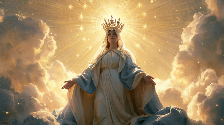Marie, Reine du Ciel — La Couronne au centre des étoiles claires