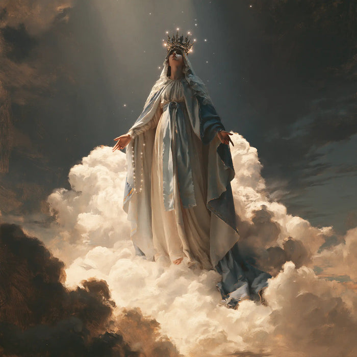 Marie, Reine du Ciel — La Veille dans l’éclaircie de nacre
